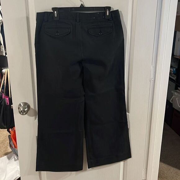 GAP Black Pants Size 12A. Wide Leg - Picture 2 of 3